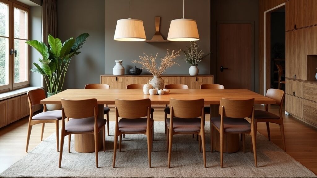Comedor de madera maciza a la medida